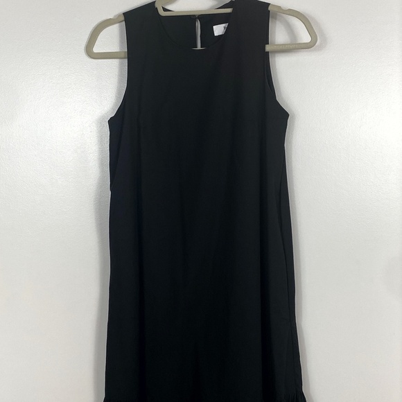 The Frankie Shop LouLou Sleeveless Flouncy Hem Maxi Dress in Black - Picture 5 of 6